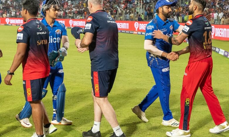 Mumbai Indians vs RCB 2023 l Credit -BCCI